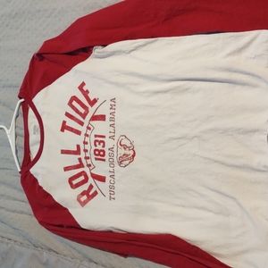 Long sleeve University of Alabama football shirt